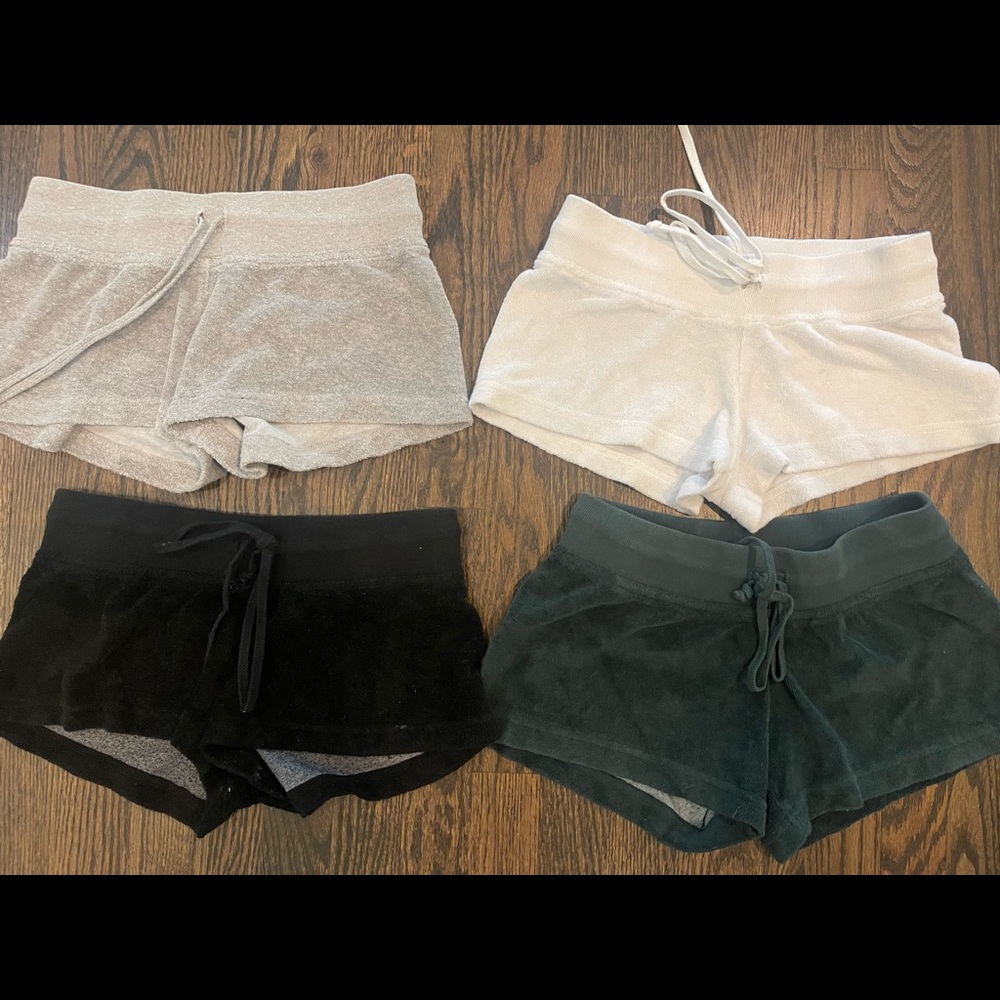 Hard Tails shorts size small black, white, grey, green